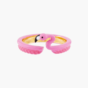 PINK FLAMINGO ADJUSTABLE RINGS  - Mu Shop