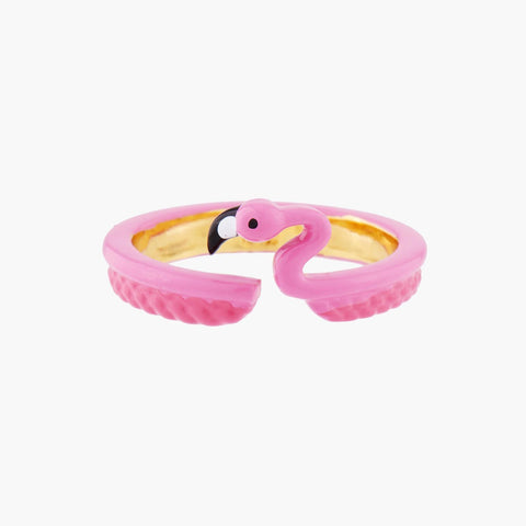 PINK FLAMINGO ADJUSTABLE RINGS  - Mu Shop