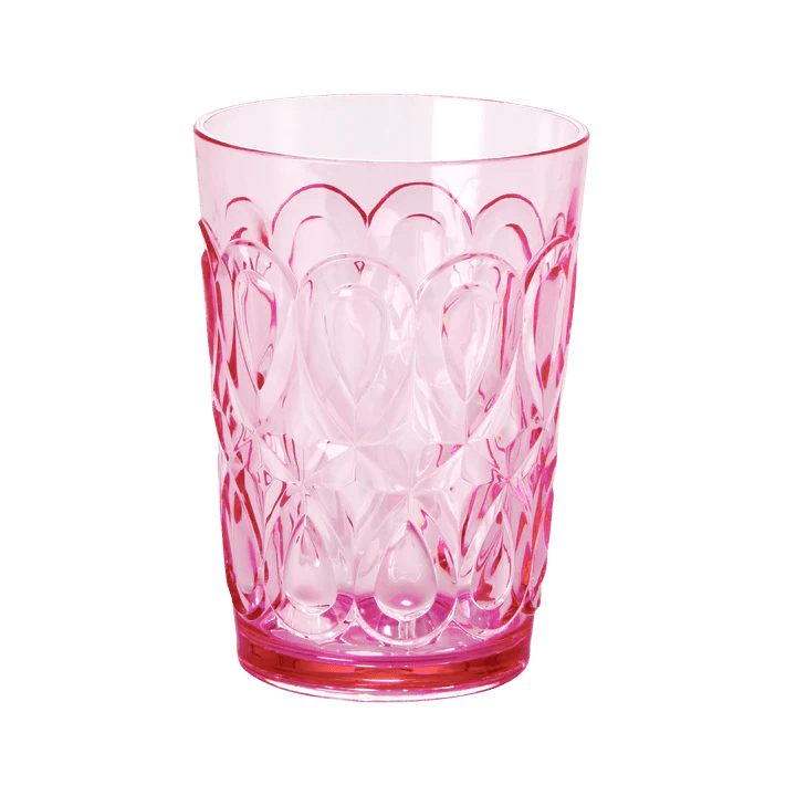 Pink Tall Acrylic Clear Cup - Mu Shop