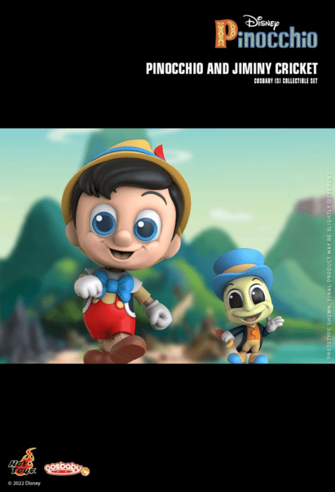 Pinocchio (1940) - Pinocchio & Jiminy Cricket Cosbaby (S) Figure - Mu Shop