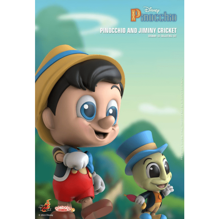 Pinocchio (1940) - Pinocchio & Jiminy Cricket Cosbaby (S) Figure - Mu Shop