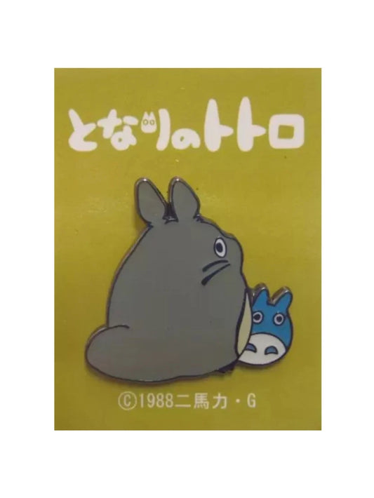 Blue and White Totoro Hide and Seek Pin Badge