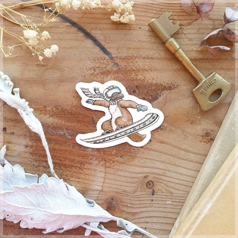 Platy - Boarder ~ Vinyl Sticker - Mu Shop