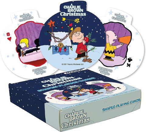 Playing Cards A Charlie Brown Christmas Shaped Cards - Mu Shop