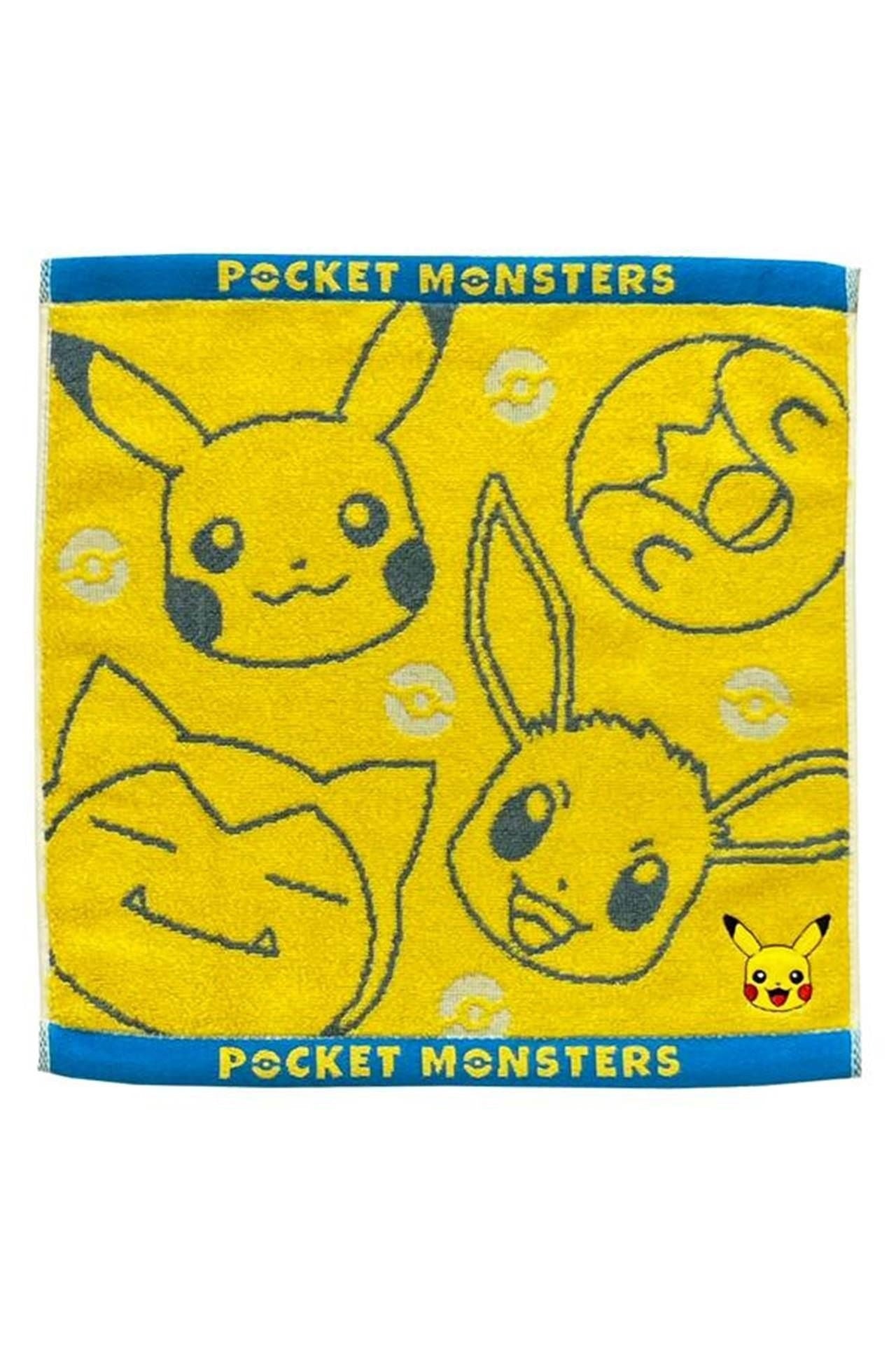 Pokemon Center Mini Towel Characters Yellow - Mu Shop