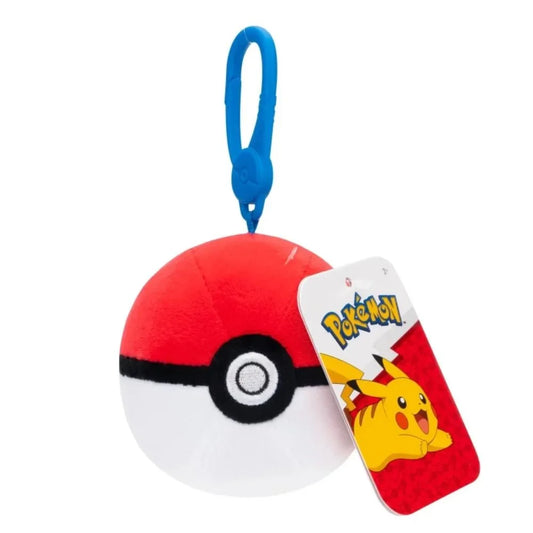 Pokémon – Poké Ball 3.5" Clip-On Plush Tag
