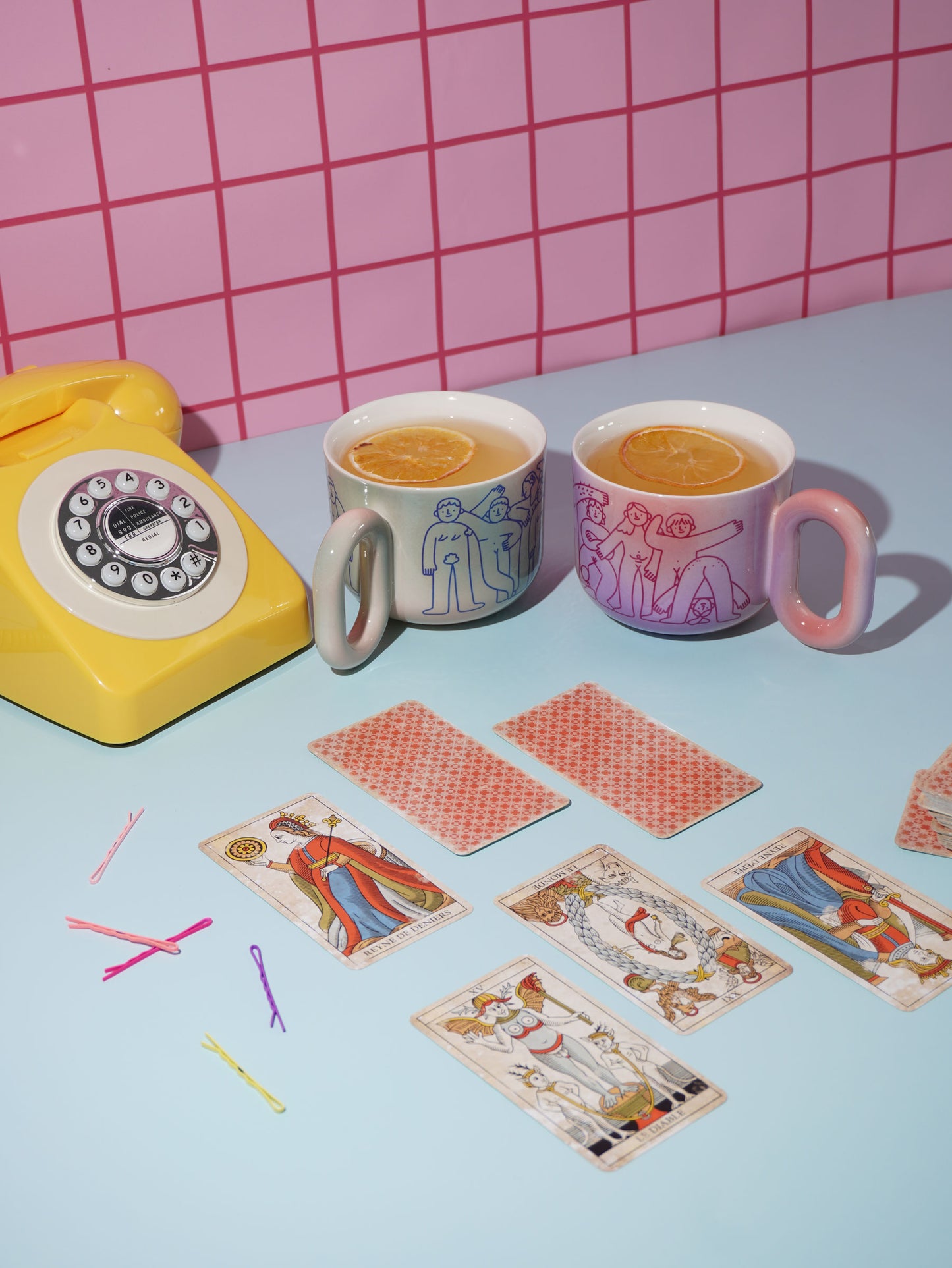 Naked Heart Friendship Mugs Set – Blueberry & Lychee 500ml