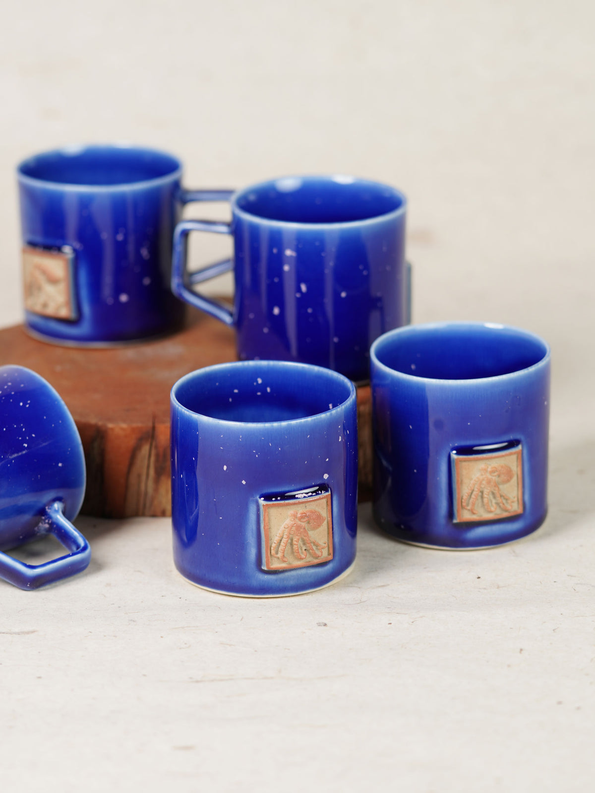 Mesmerising Blue-Ringed Octopus Espresso Mug 120ml