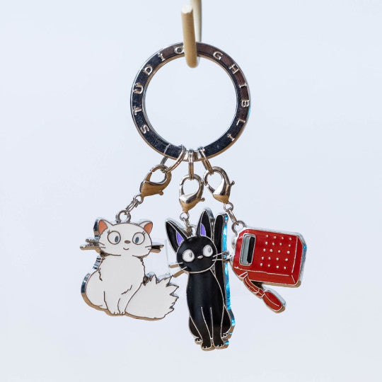 Metal Key Holder Kiki & Lily & Telephone - Kiki'S Delivery Service