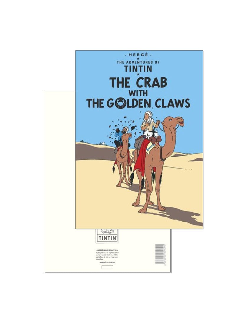 POSTCARD ENG COVER #09 - CRAB WITH THE GOLDEN CLAWS - Mu Shop