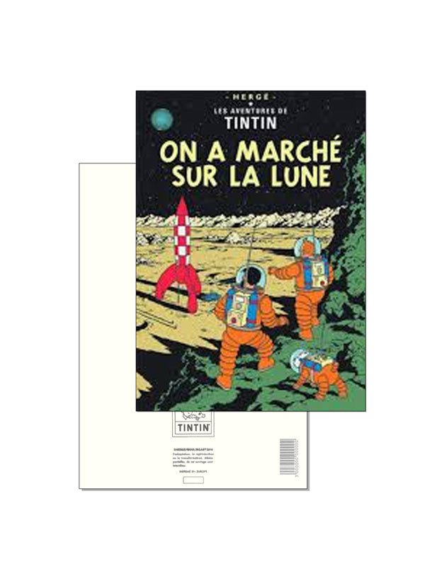 POSTCARD FR COVER #17 - On A Marche Sur La Lune - Mu Shop