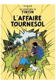 POSTCARD FR COVER #18 - L'AFFAIRE TOURNESOL - Mu Shop