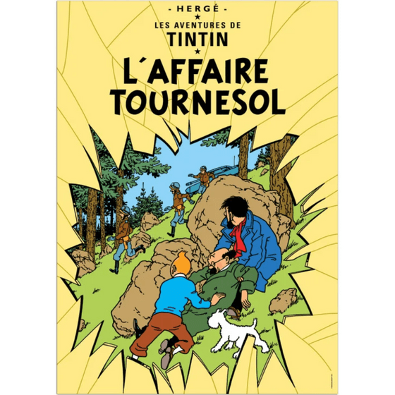 POSTER BOOK COVER - L'Affaire Tournesol - Mu Shop