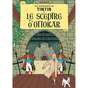 POSTER BOOK COVER - Le Sceptre D'Ottokar - Mu Shop
