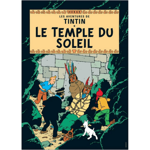 POSTER BOOK COVER - Le Temple Du Soleil - Mu Shop