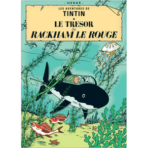 POSTER BOOK COVER - Le Tresor De Rackham Le Rouge - Mu Shop