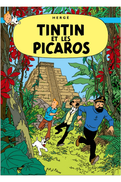 POSTER BOOK COVER - Tintin Et Les Picaros - Mu Shop