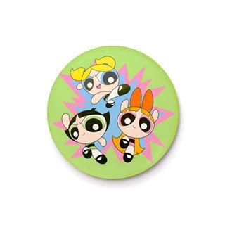 Powerpuff Girls Group 25mm Pin Badge - Mu Shop