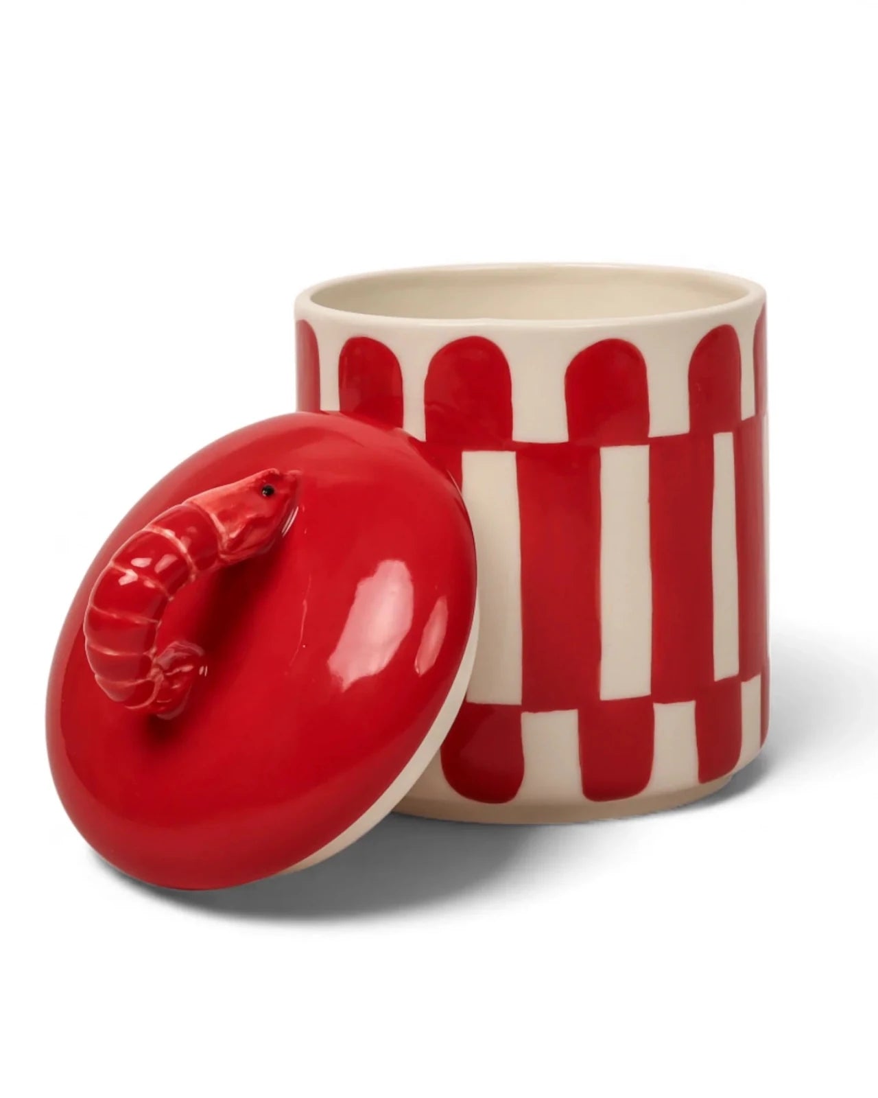 Prawn Stoneware Canister - Mu Shop