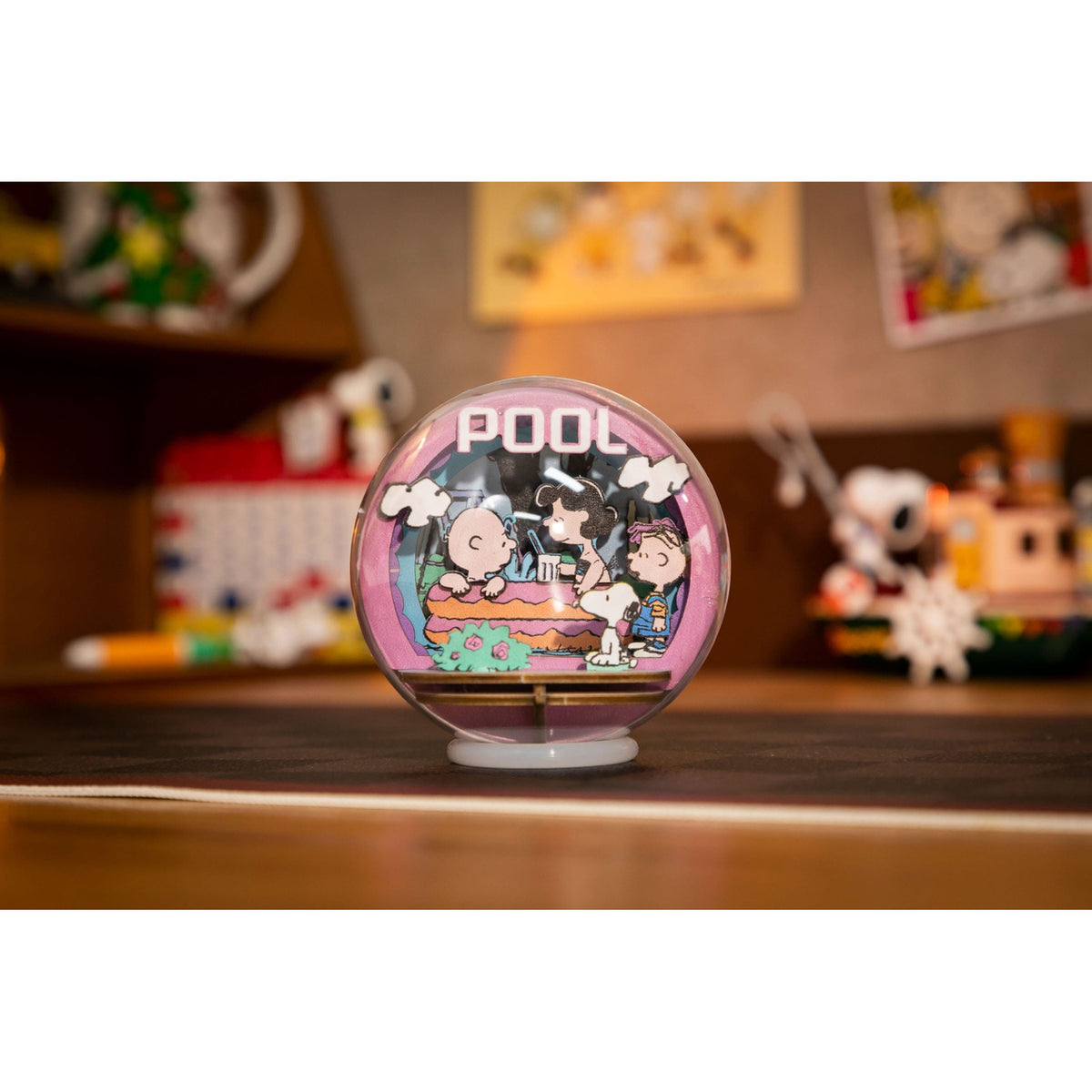 Peanuts Snoopy Cool Pool Wooden Theatre - product view 2