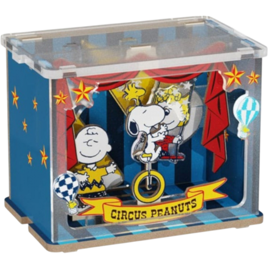Snoopy Talent Show DIY Mini Scene Wooden Construction Set 9cm