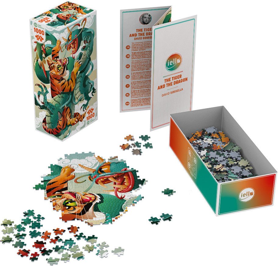 Puzzle Universe The Tiger And The Dragon 1000 Pieces - Mu Shop