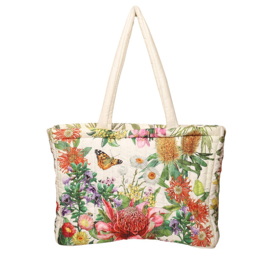 Quilted Comforter Bag Botanical Blooms - Mu Shop