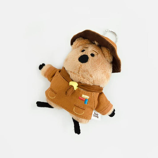 Quokscout Flatfur Keyring - Bric - Mu Shop