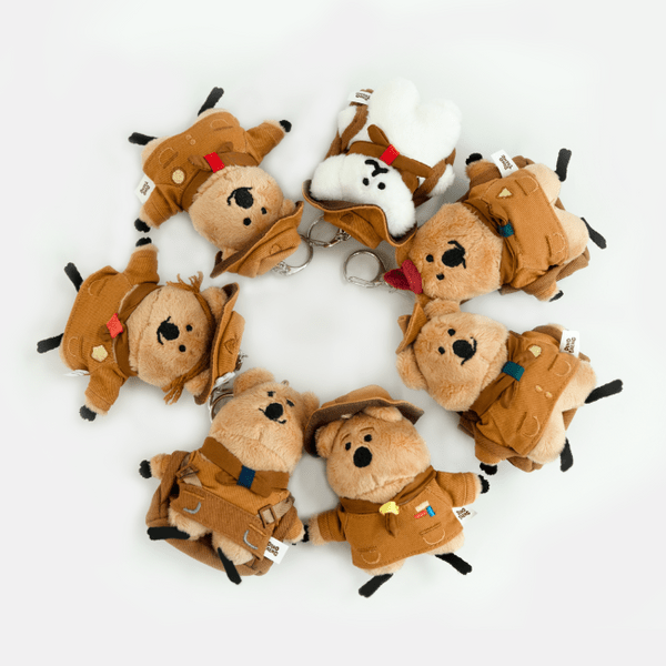 Quokscout Flatfur Keyring - Gru - Mu Shop