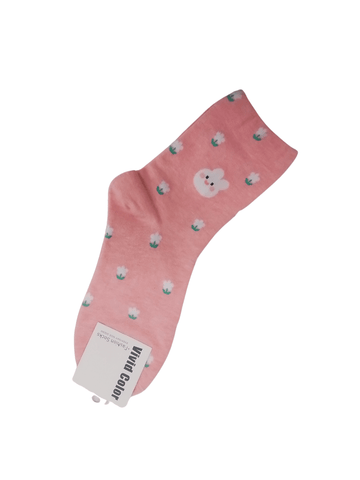 Rabbit Adult Socks - Pink - Mu Shop