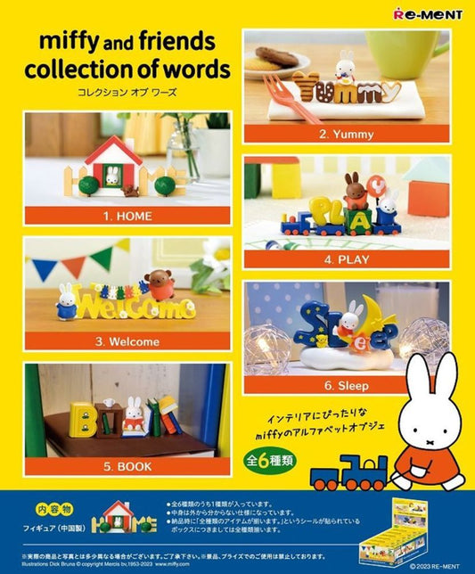 Miffy and Friends Collection of Words Single Blind Box – Up to 9.8cm