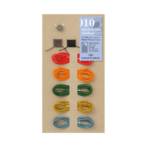 Repair Kit 010 Spare Colors Traveler's Notebook Refill Regular Size - Mu Shop