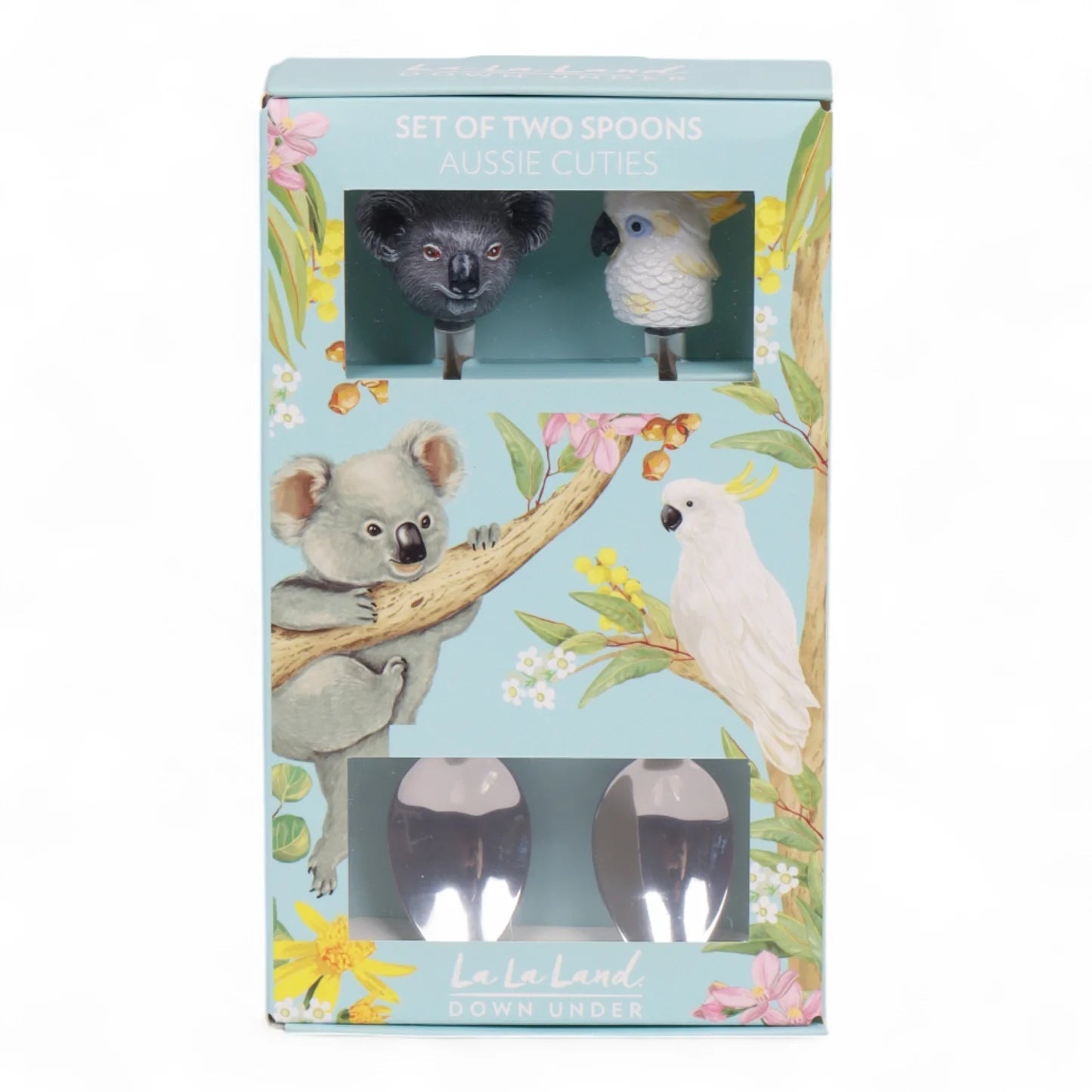 Resin Spoons Aussie Cuties Koala & White Cockatoo - Mu Shop