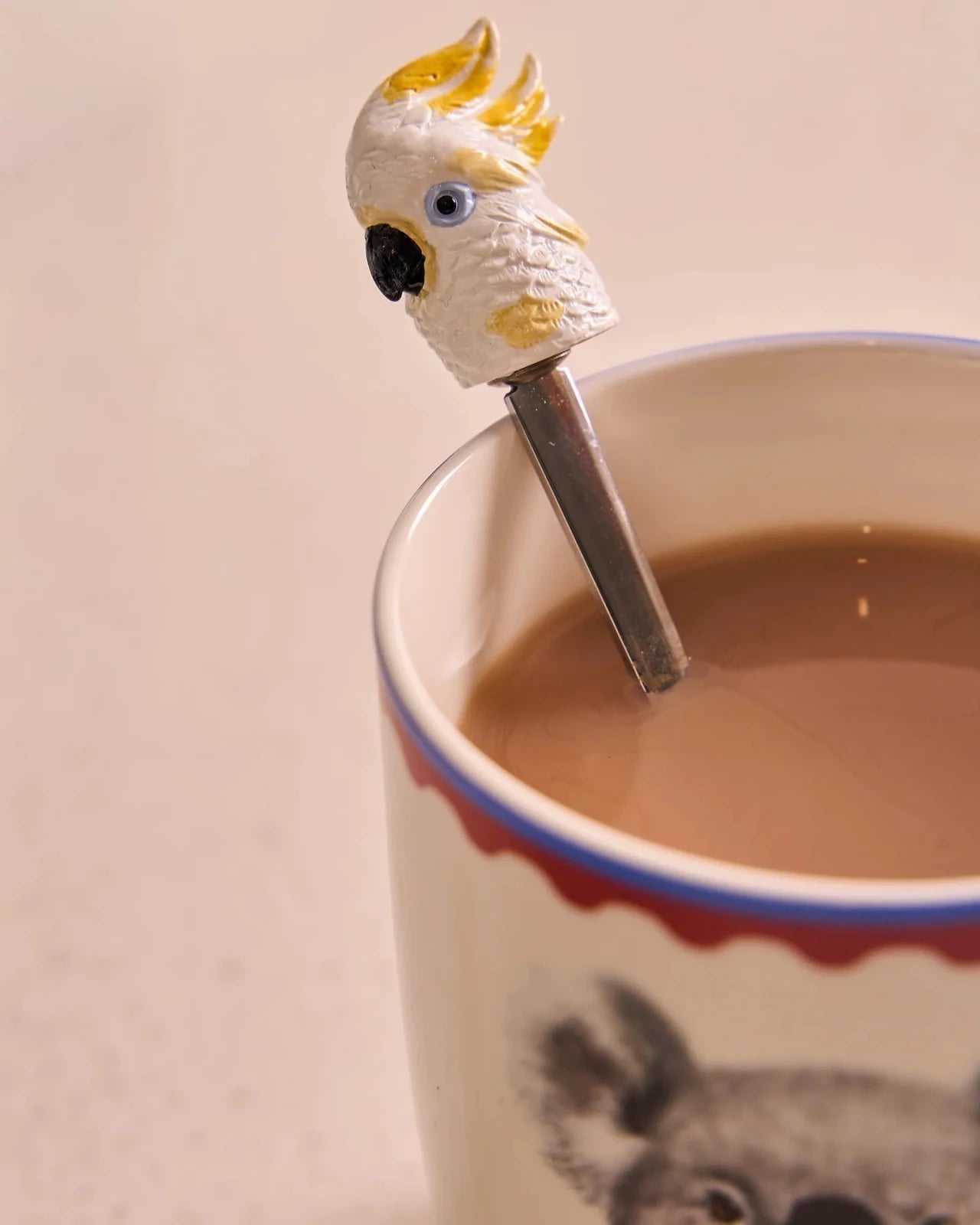 Resin Spoons Aussie Cuties Koala & White Cockatoo - Mu Shop