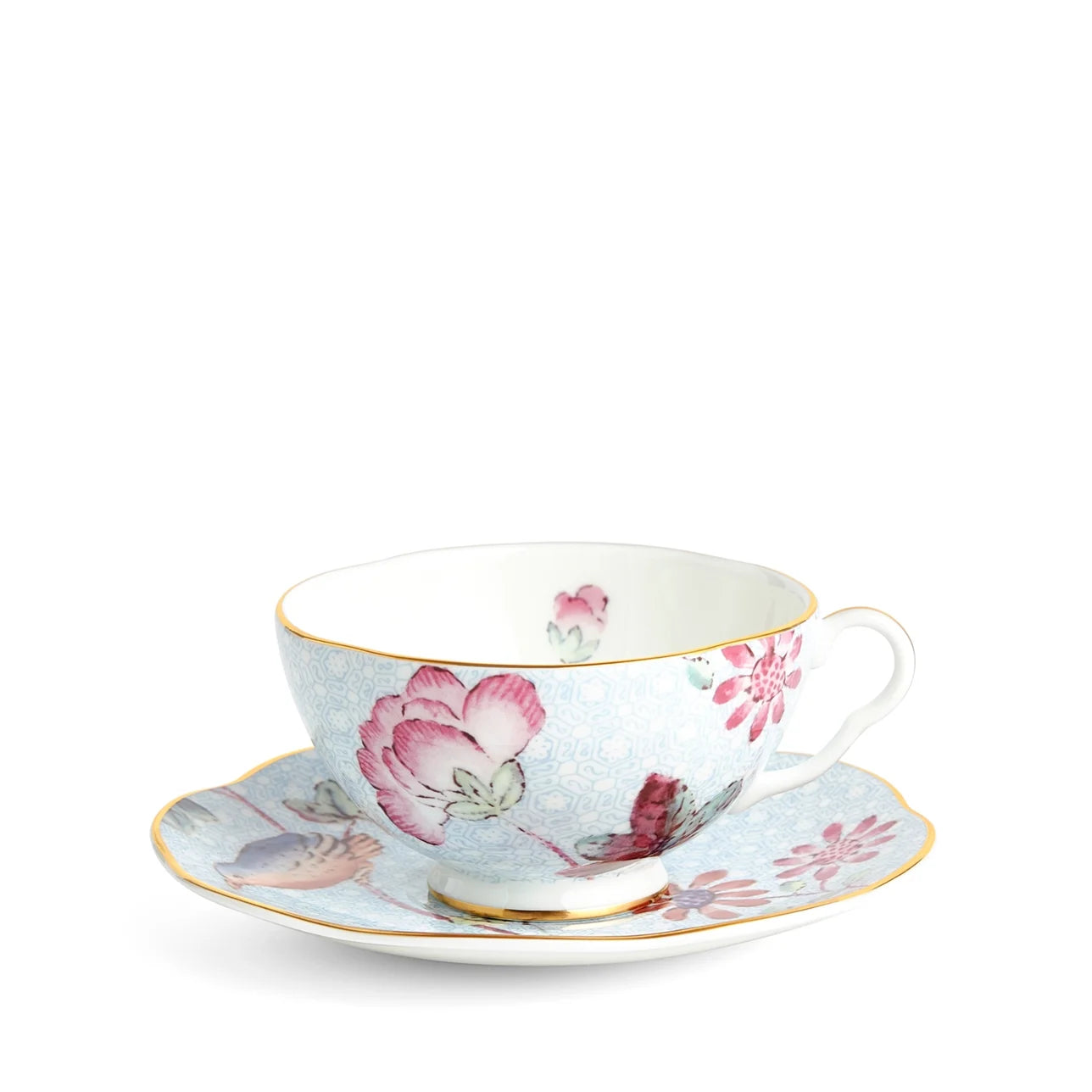 Cuckoo Green Teacup & Saucer Set