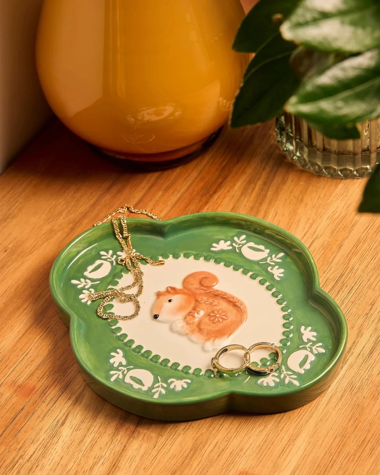 Retro Folk Stoneware Nutty Dish - Mu Shop