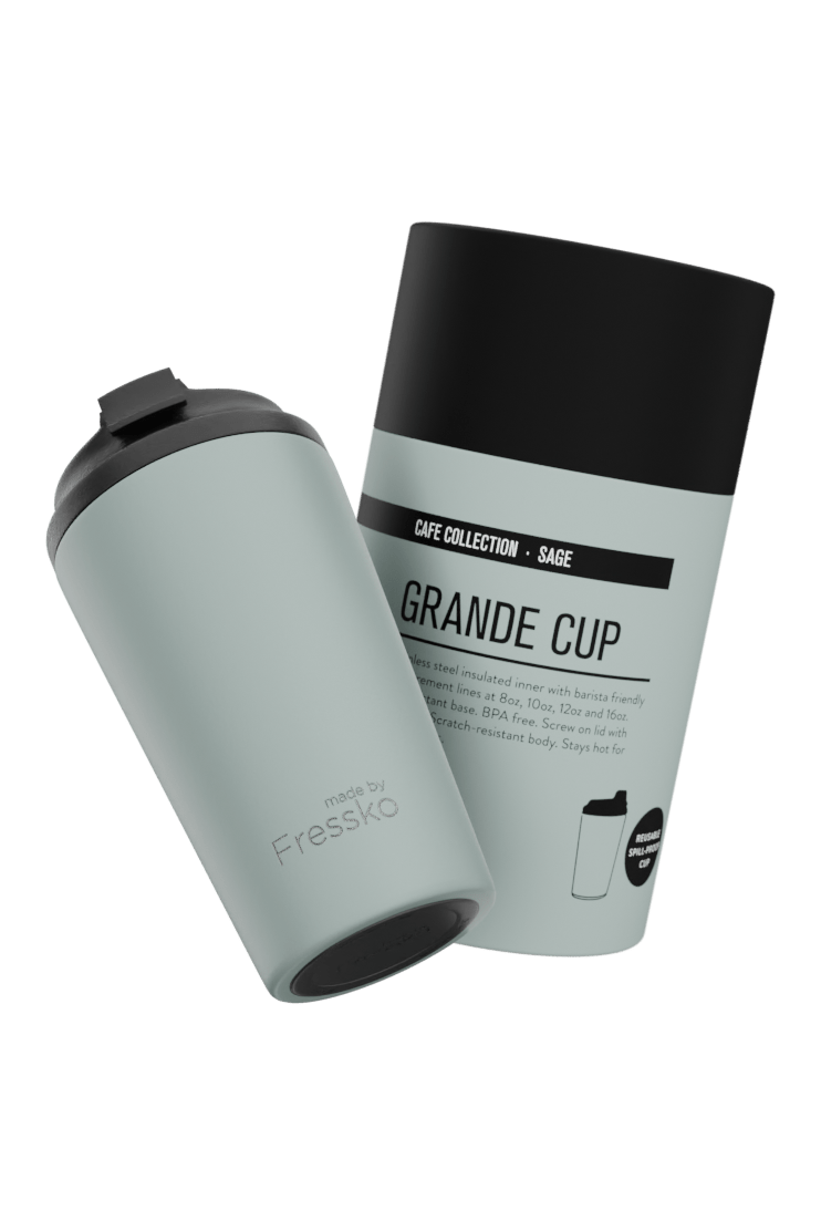 Reusable 16oz Grande Coffee Cup - Sage - Mu Shop