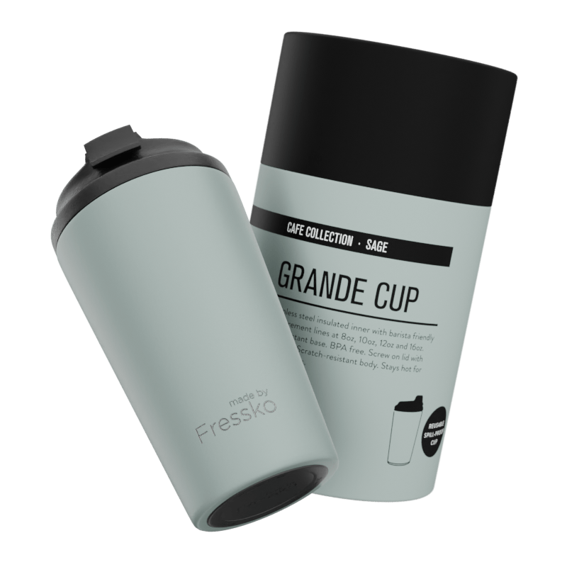 Reusable 16oz Grande Coffee Cup - Sage - Mu Shop