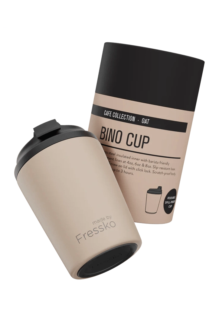 Reusable Bino 8oz - Oat - Mu Shop