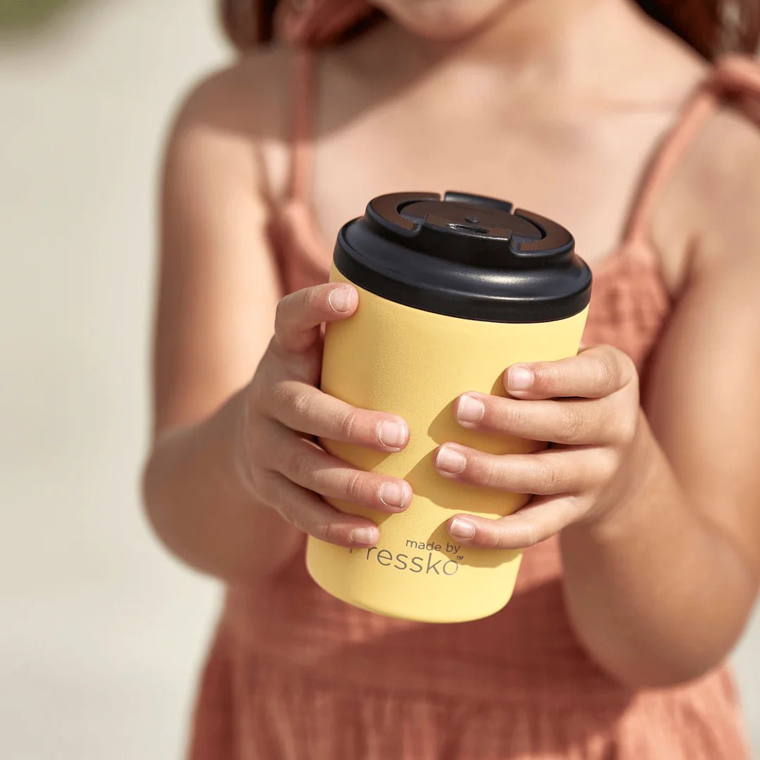 Reusable CERAMIC BINO Canary 227ml/8oz - Mu Shop