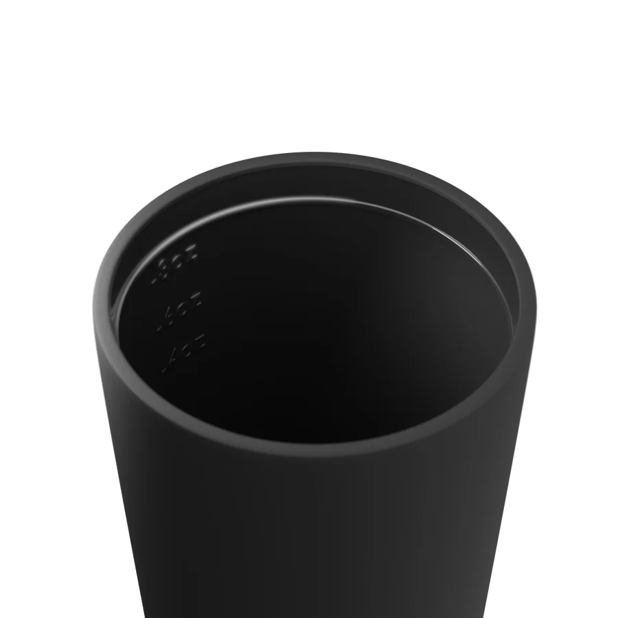 Reusable CERAMIC BINO Coal 227ml/8oz - Mu Shop