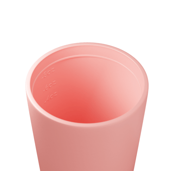 Reusable CERAMIC BINO PEACHY 227ml/8oz - Mu Shop