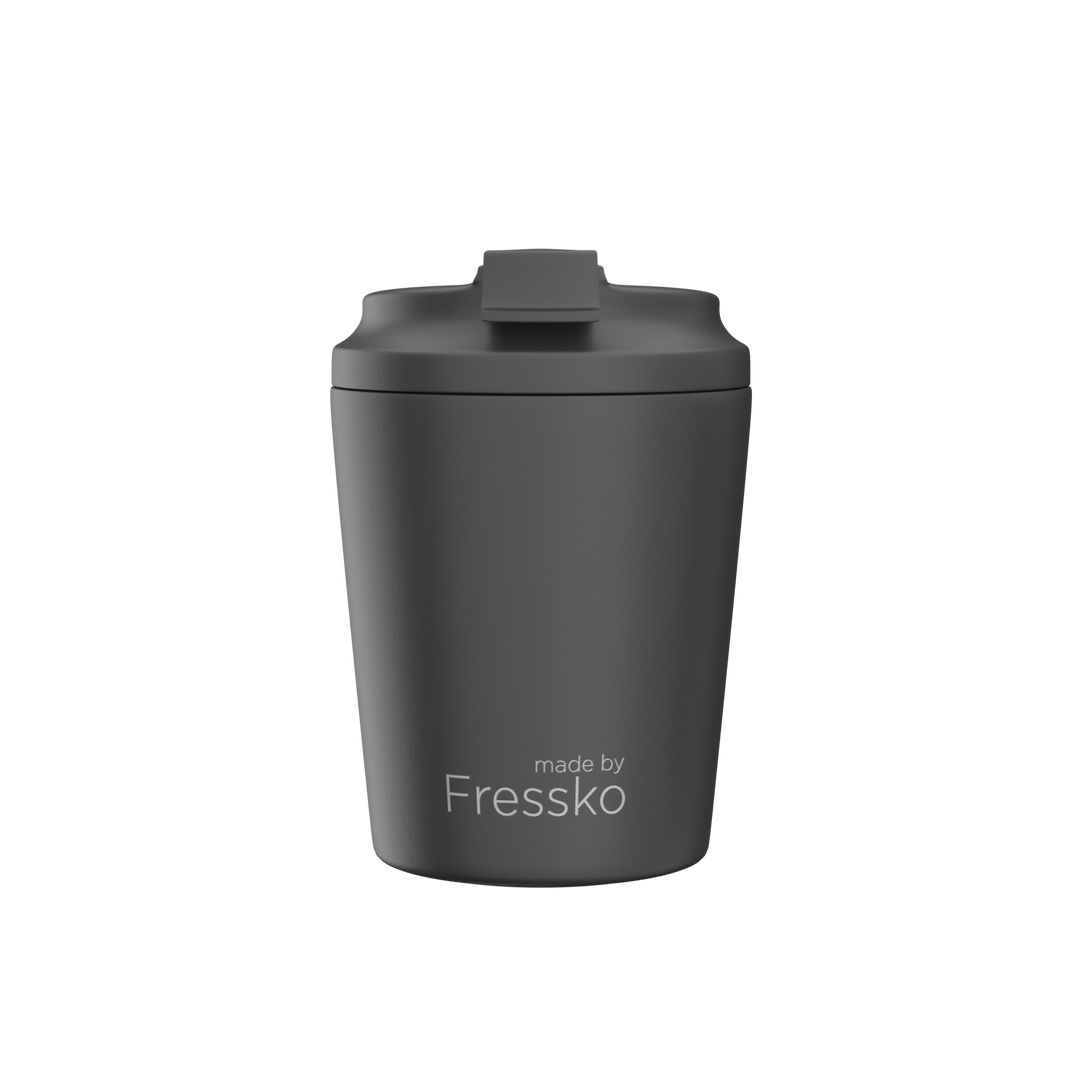 Reusable Coffee Cup - Piccolo Coal Ceramic 4oz - Mu Shop