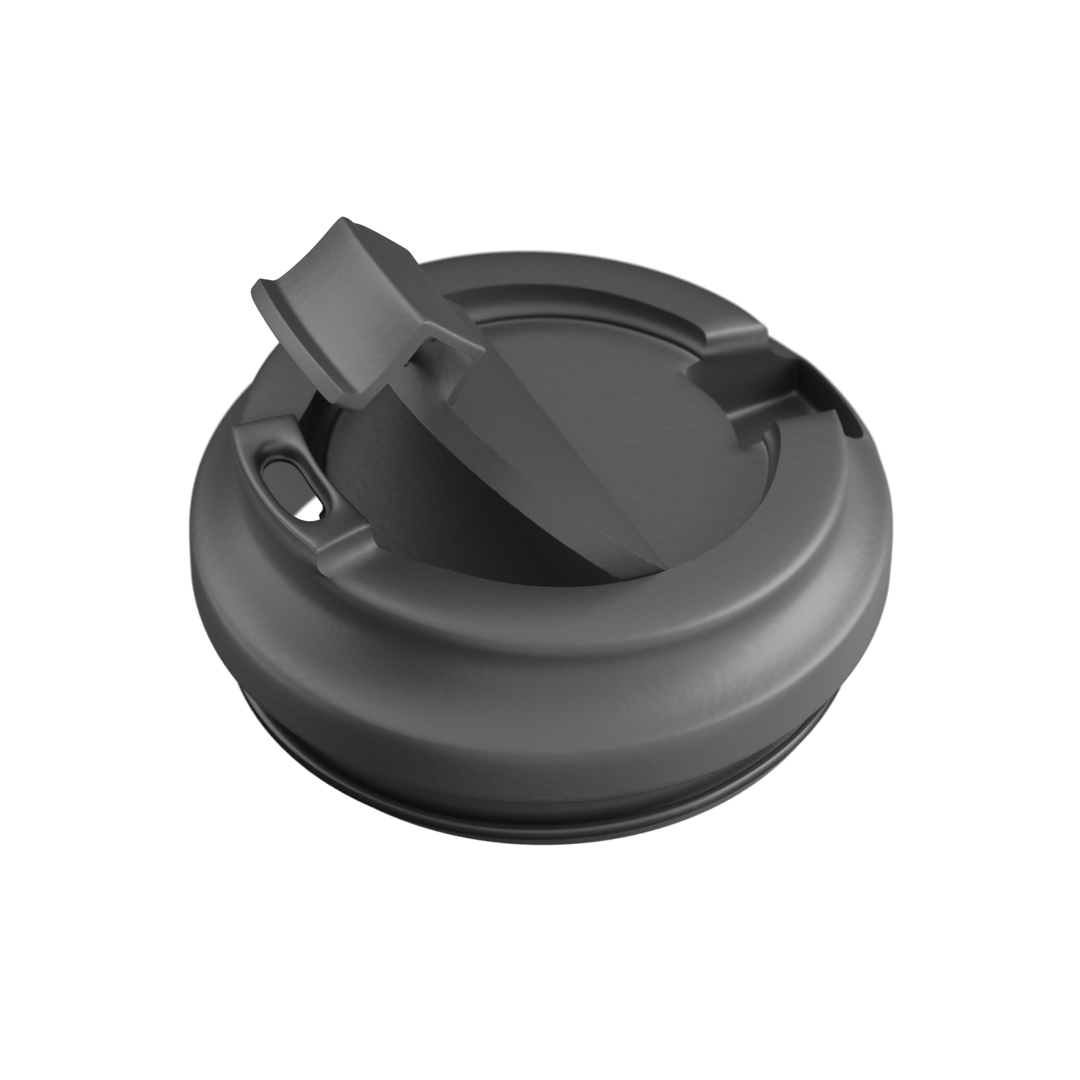 Reusable Coffee Cup - Piccolo Coal Ceramic 4oz - Mu Shop