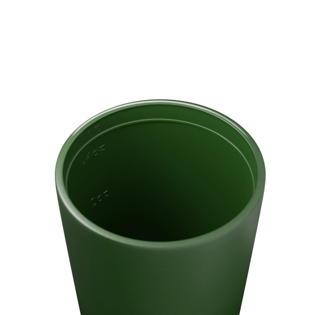 Reusable Coffee Cup - Piccolo Khaki Ceramic 4oz - Mu Shop