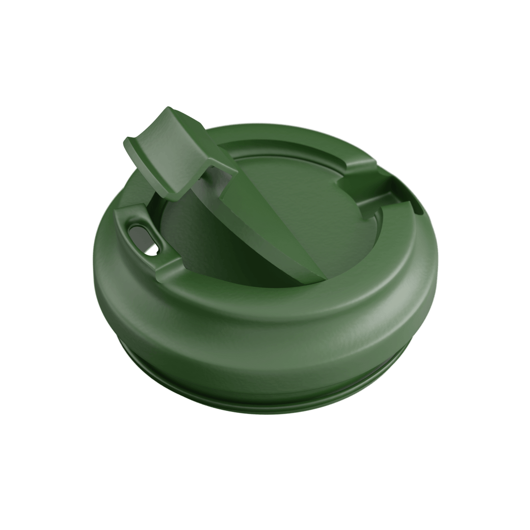 Reusable Coffee Cup - Piccolo Khaki Ceramic 4oz - Mu Shop