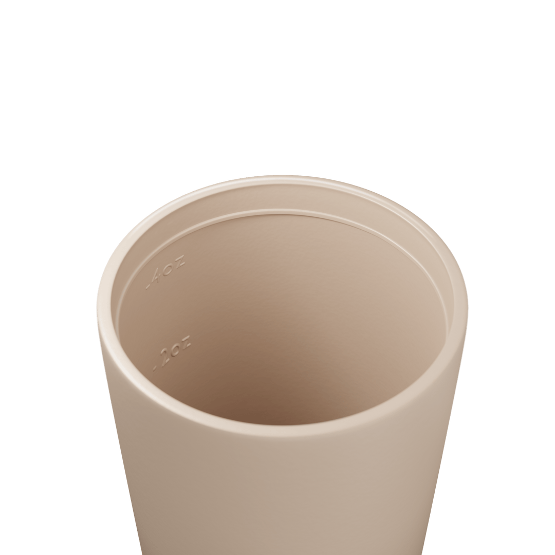Reusable Coffee Cup - Piccolo Oat Ceramic 4oz - Mu Shop