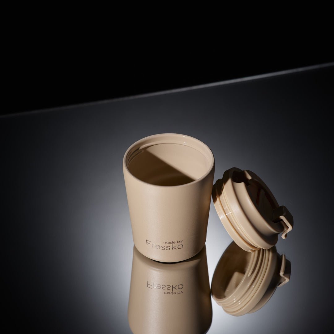 Reusable Coffee Cup - Piccolo Oat Ceramic 4oz - Mu Shop