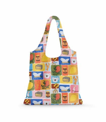 Reusable Shopping Bag - Aussie Icons by Suki McMaster - Mu Shop