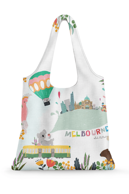 Reusable Shopping Bag - Melbourne Icons - Mu Shop